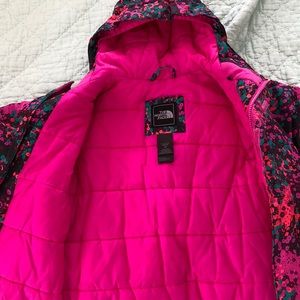 Girls North face jacket size 6